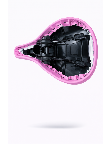 SELLA BIMBA ROSA CON DETTAGLI FLOREALI