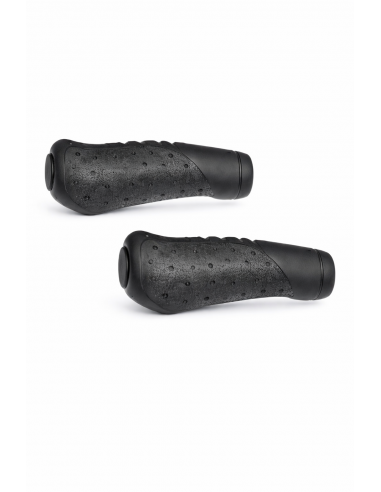 Manopole ergonomiche sport/touring SOFT nera
