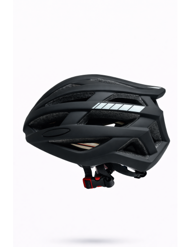 Casco PDR CITY DOUBLE nero bianco con luce posteriore