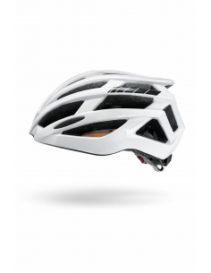 Casco PDR CITY DOUBLE bianco nero con luce posteriore